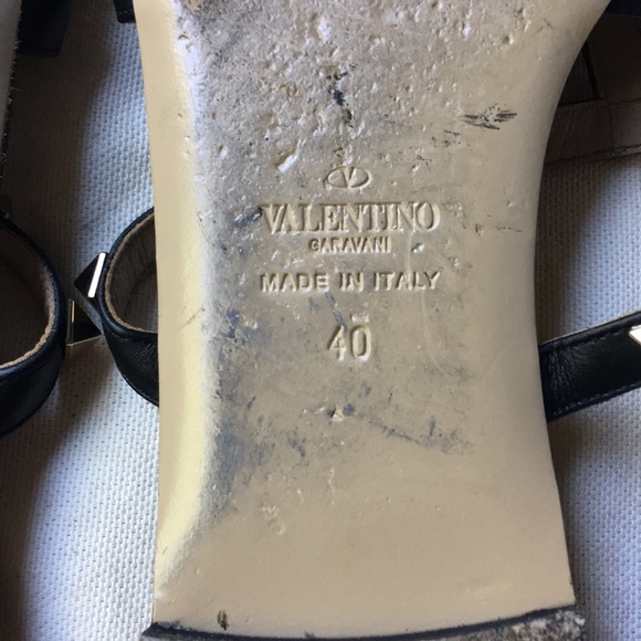 Valentino Rockstud Caged Flat Gladiator Sandals 40 - Picture 6 of 6